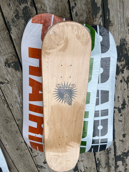 Random Dyed Veneer Logo Decks